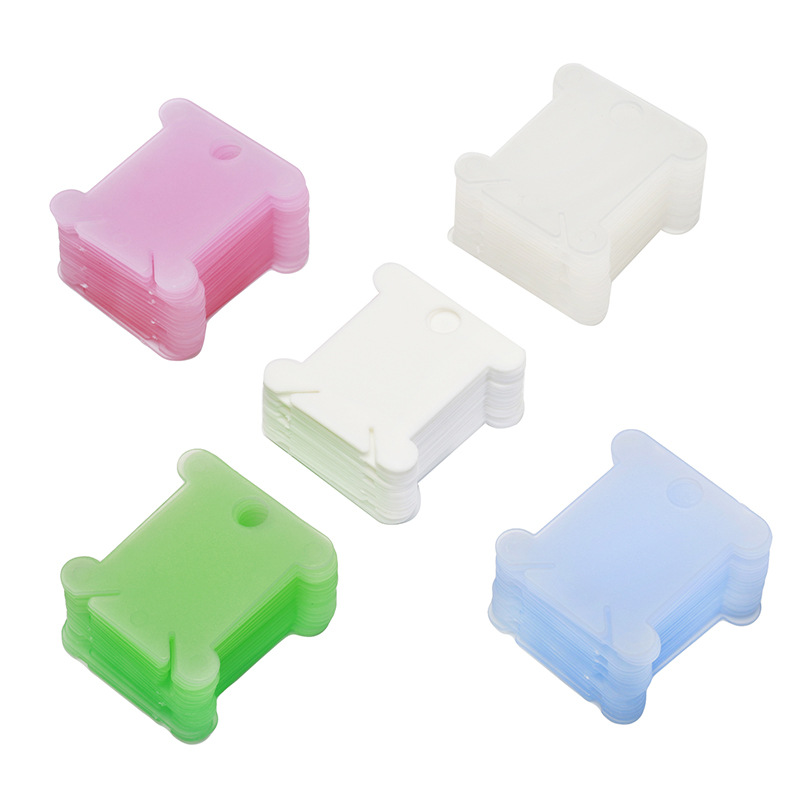 Cotton Embroidery Thread Skeins - Plastic Embroidery Floss Bobbins Craft Thread