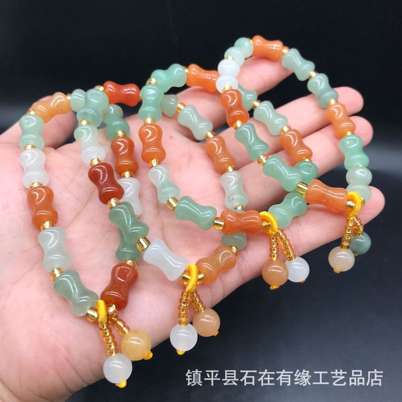 Natural Aventurine Bamboo , Go - Beading ulasan dan harga
