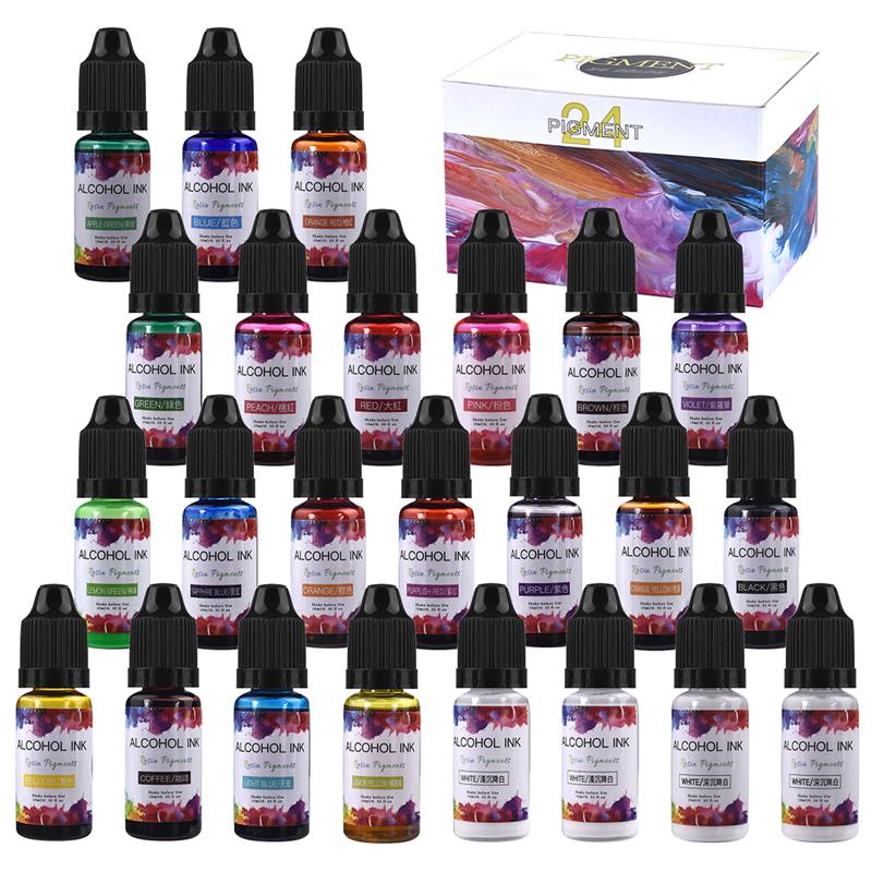 Epoxy Resin Pigments Kit DIY C - Silicone Epoxy Resin Molds Set ulasan dan harga