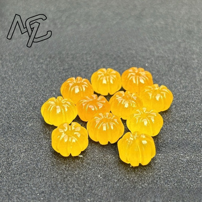 10pcs A Green Jade Pumpkin Bea - Beading ulasan dan harga