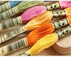 OneRoom French DMC Floss Embro - Cotton Embroidery Thread Skeins ulasan dan harga