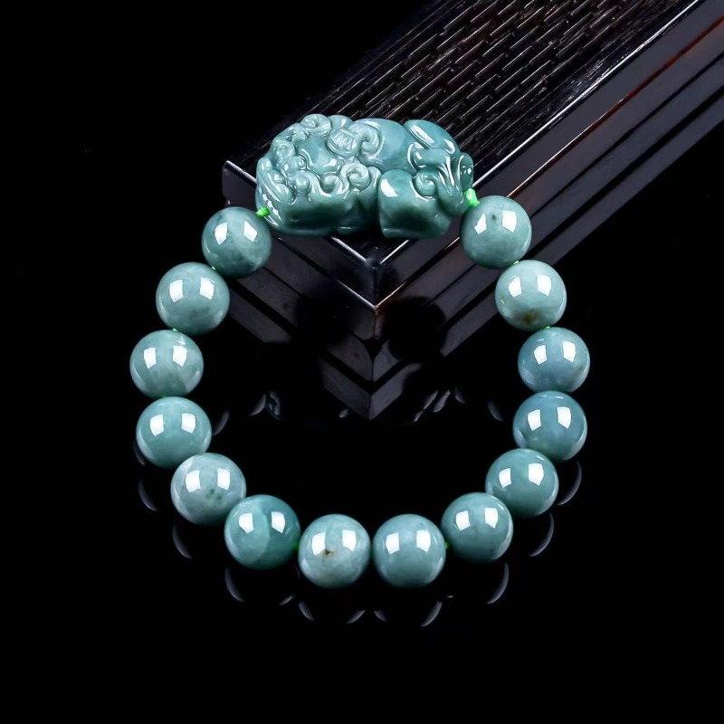 Natural Real Emerald Blue Wate - Beading ulasan dan harga