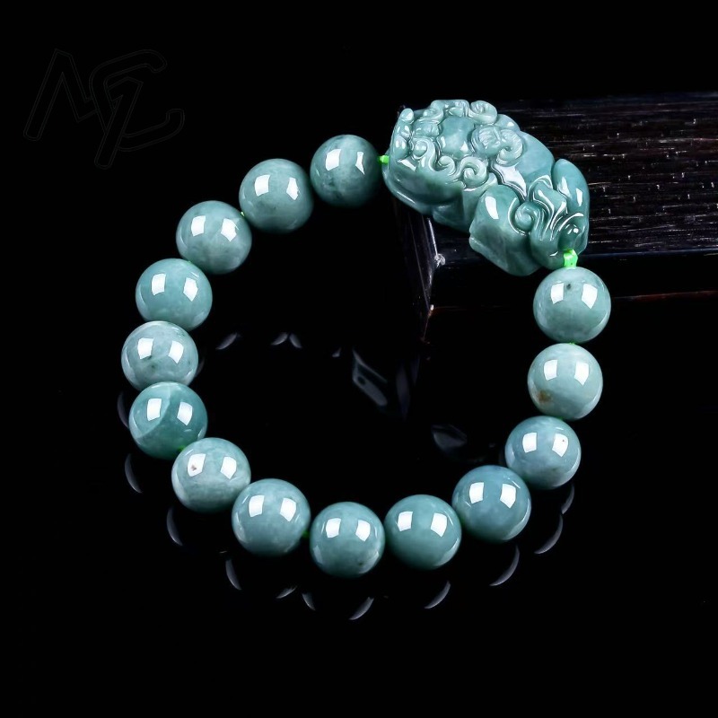 Natural Real Emerald Blue Wate - Beading ulasan dan harga