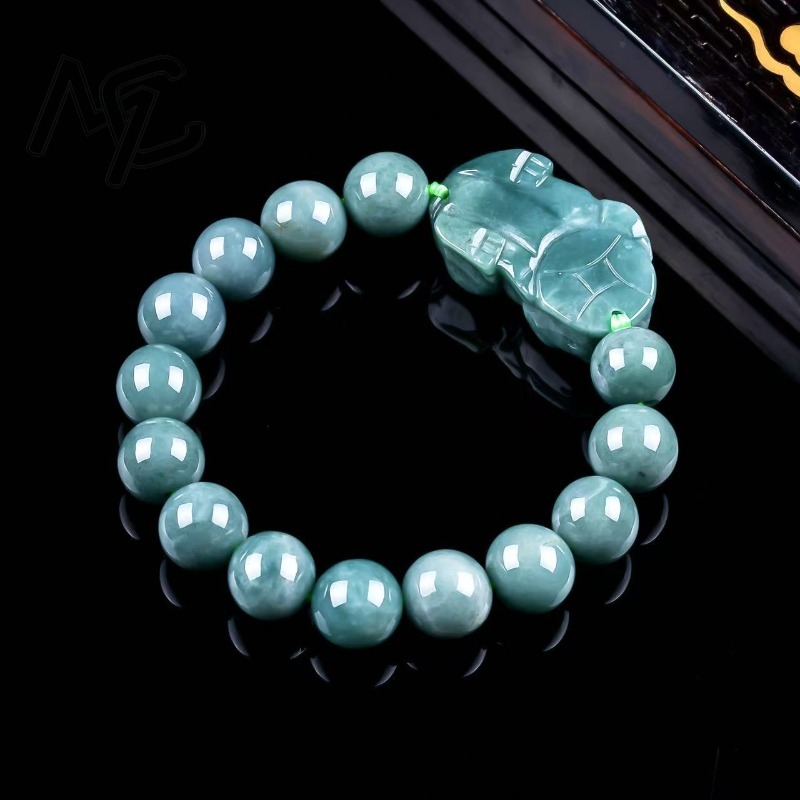 Natural Real Emerald Blue Wate - Beading ulasan dan harga