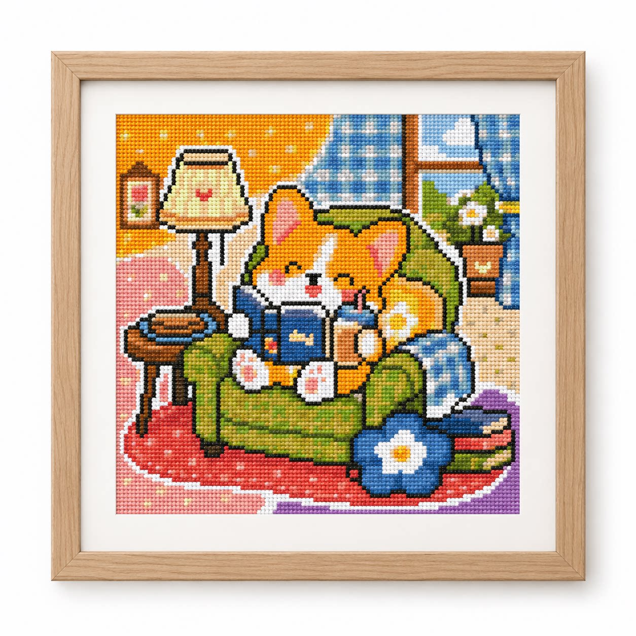 [Full stitch] [CC6338-Little C - Cross Stitch Stamped Kits Beginners ulasan dan harga