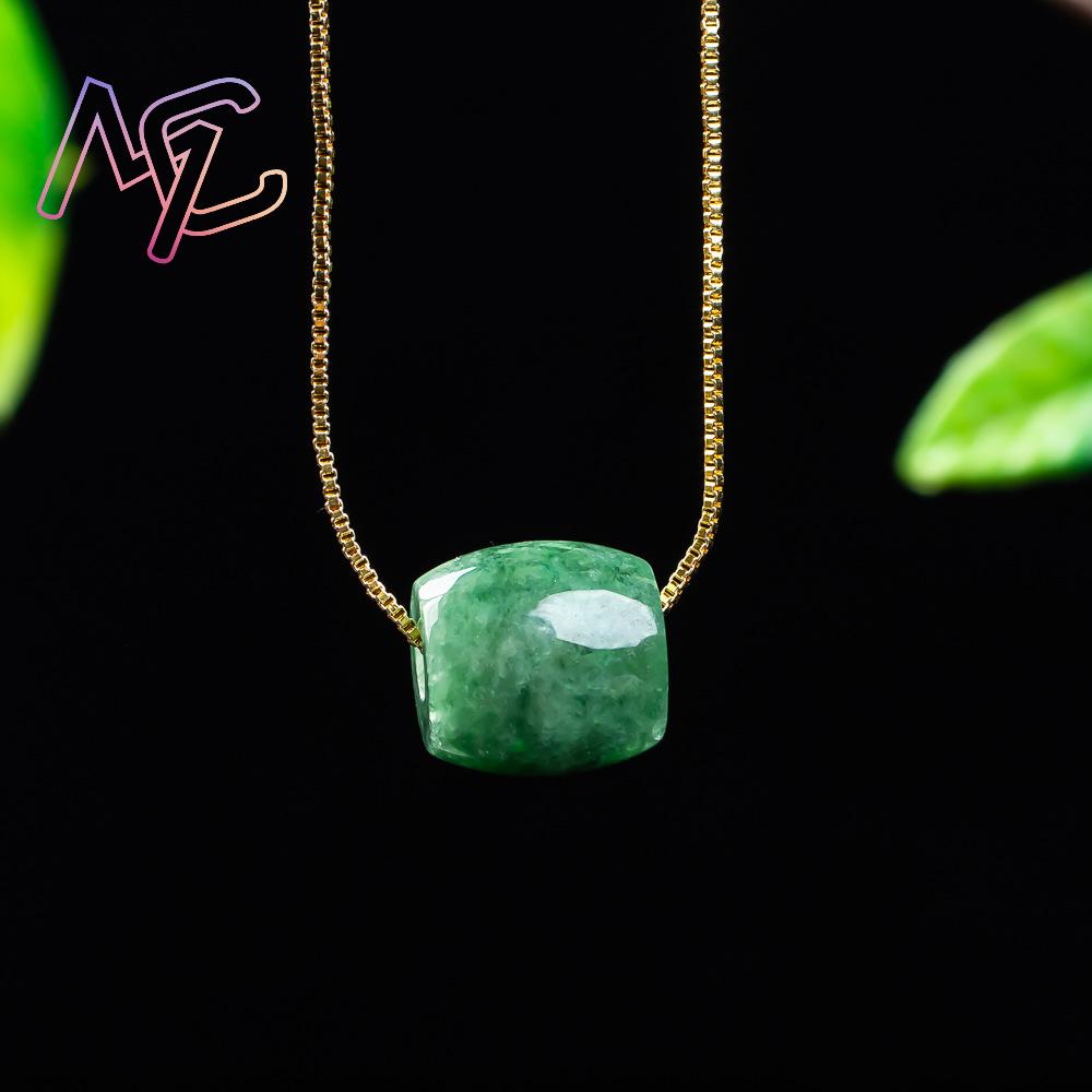 Natural Real Jade Bead Pendant - Beading ulasan dan harga