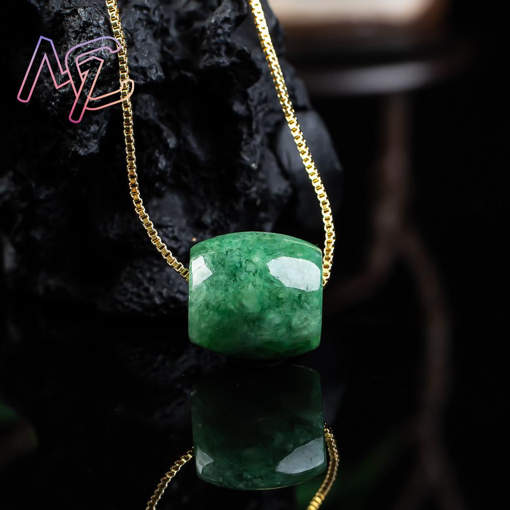 Natural Real Jade Bead Pendant - Beading ulasan dan harga