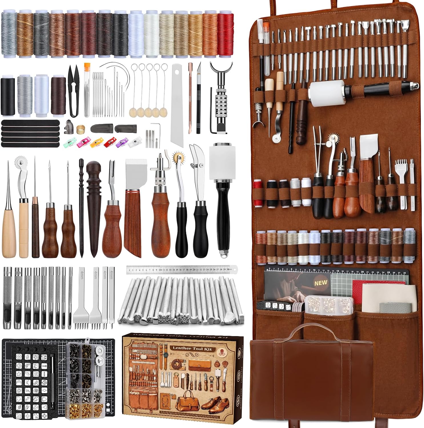 Leather Working Kit, Leather W - Sewing ulasan dan harga