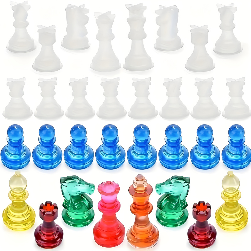 11Chessboard16Resin Silicone M - Silicone Epoxy Resin Molds Set ulasan dan harga
