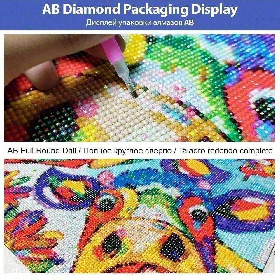 1 piece 5D DIY flocking cloth, - 5D Diamond Painting Kit Full Drill ulasan dan harga