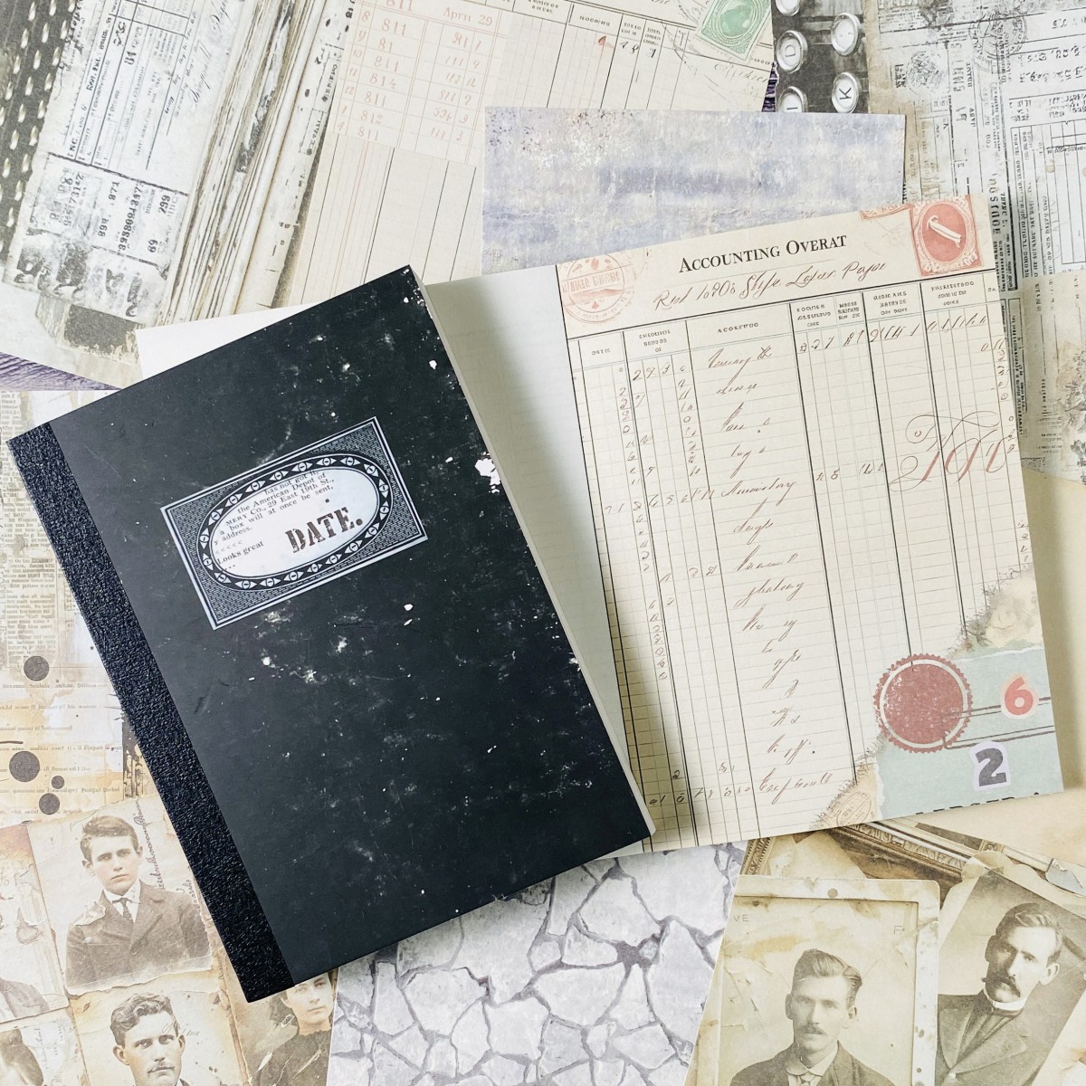 100sheets Vintage Scrapbook Pa - Vintage Junk Journal Scrapbooking Paper ulasan dan harga